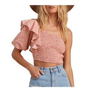 Billabong one shoulder top
